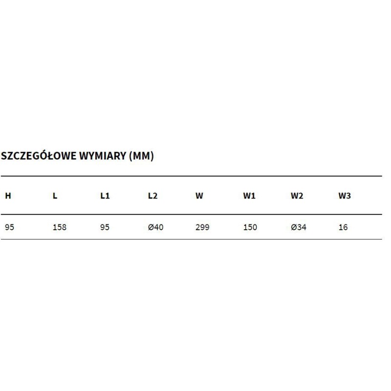 Excellent PI Bateria wannowa, biały mat (AREX.1205WH)