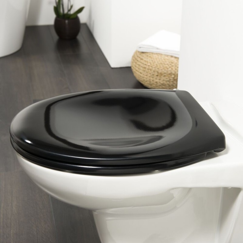 Tiger Ventura Deska sedesowa, Duroplast, czarna (251490746)