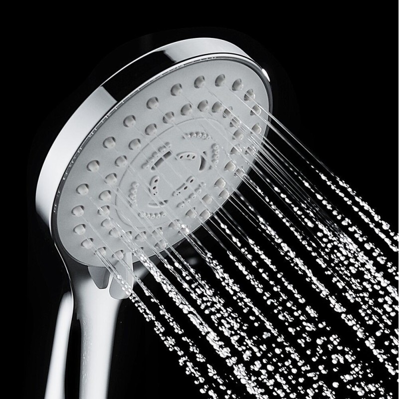 Tiger Splash Xita Zestaw prysznicowy z deszczownicą Chrom/Biały (1714540146)