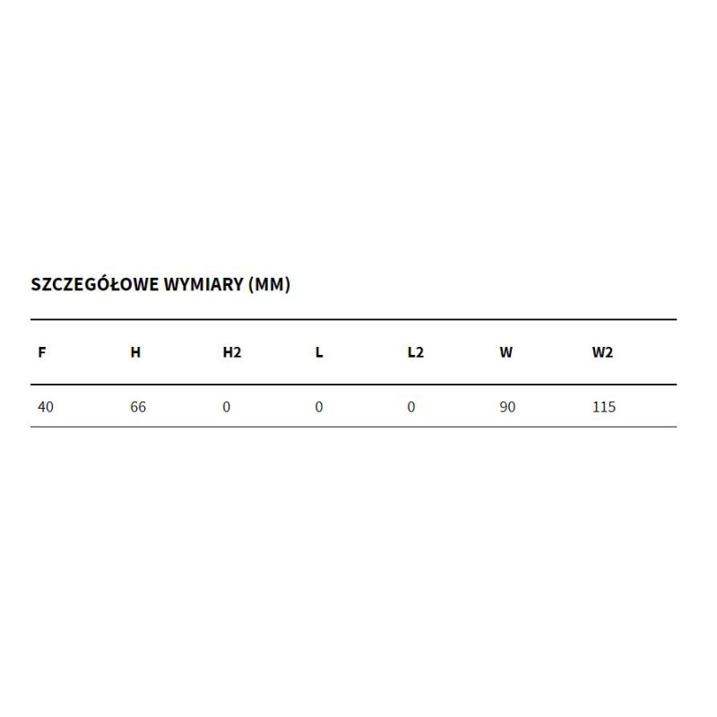 Excellent Zero syfon brodzikowy Fi-90 mm z pokrywą (INEX.1716.90)