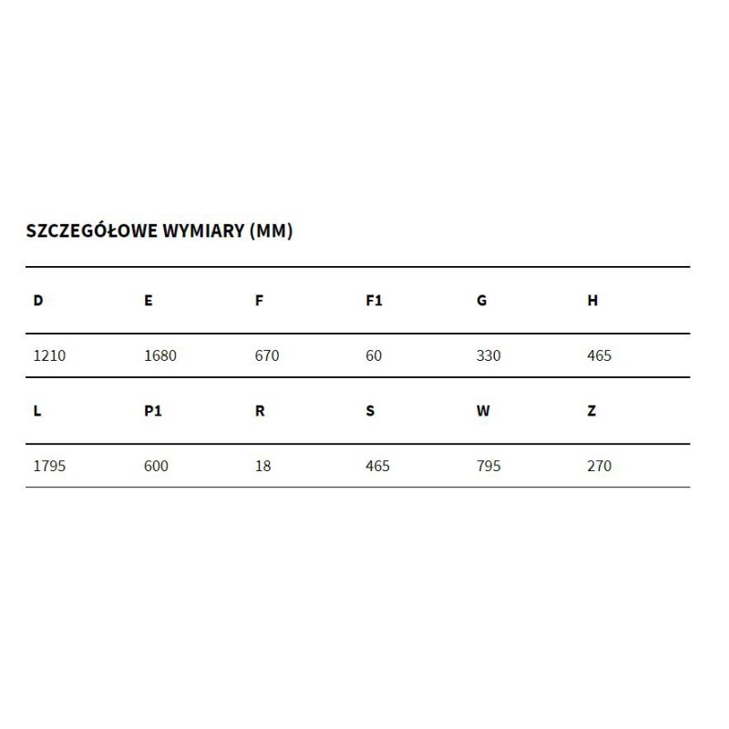 Excellent Wanna Oceana Slim Prostokątna 180x80 biała (WAEX.OCE18WHS)