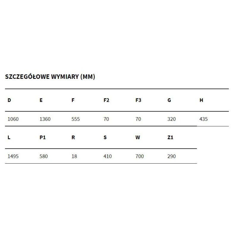 Excellent Wave Slim Wanna Prostokątna 150x70 biała (WAEX.WAV15WHS)