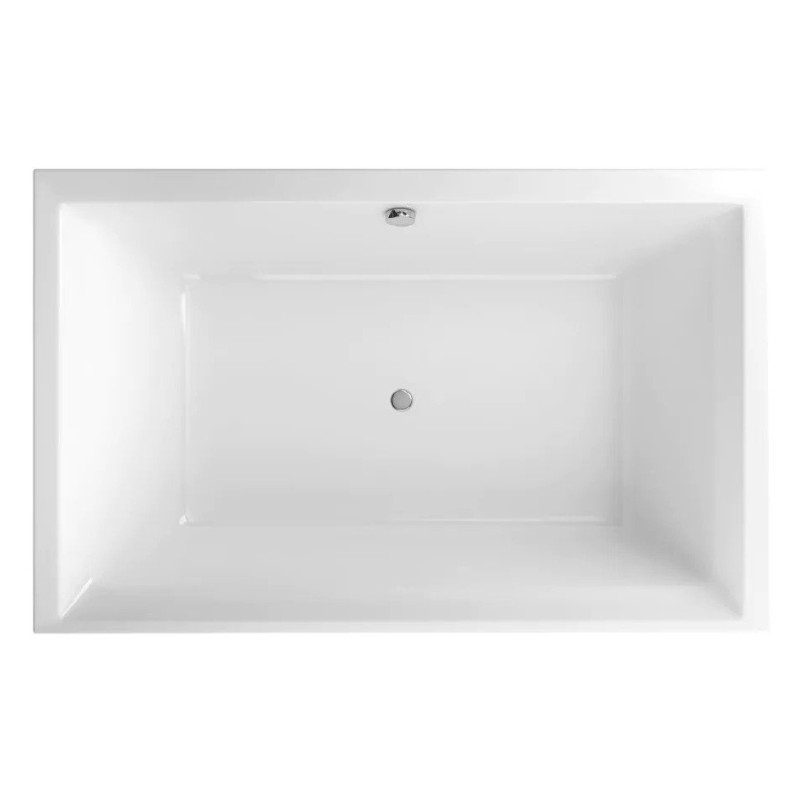 Excellent Crown Lux Wanna Prostokątna 190x120 biała (WAEX.CRO19WH)