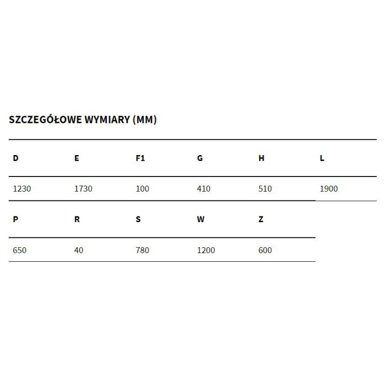 Excellent Crown Lux Wanna Prostokątna 190x120 biała (WAEX.CRO19WH)