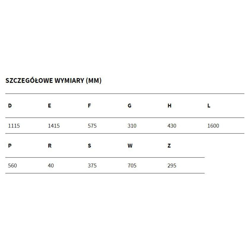 Excellent Ava Wanna Prostokątna 160x70 cm, biała (WAEX.AVA16WH)