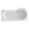 Excellent Be Spot Wanna Narożna Lewa 160x80 biała (WAEX.BSL16WH)