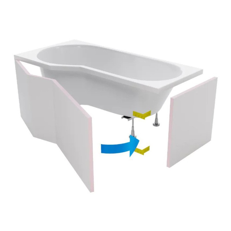 Excellent Flex System obudowa do zabudowy płytkami wanny Be Spot (OBEX.BSF.16WH)