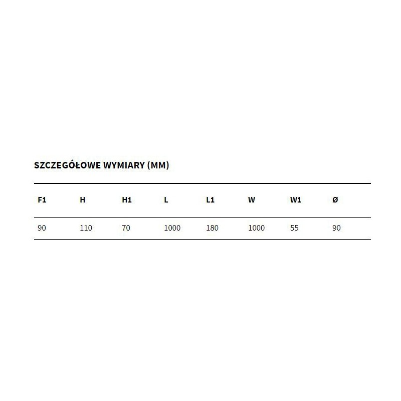 Excellent Forma Compact 100x100 Brodzik Kwadratowy Wysoki biały (BREX.FOR10WHC)