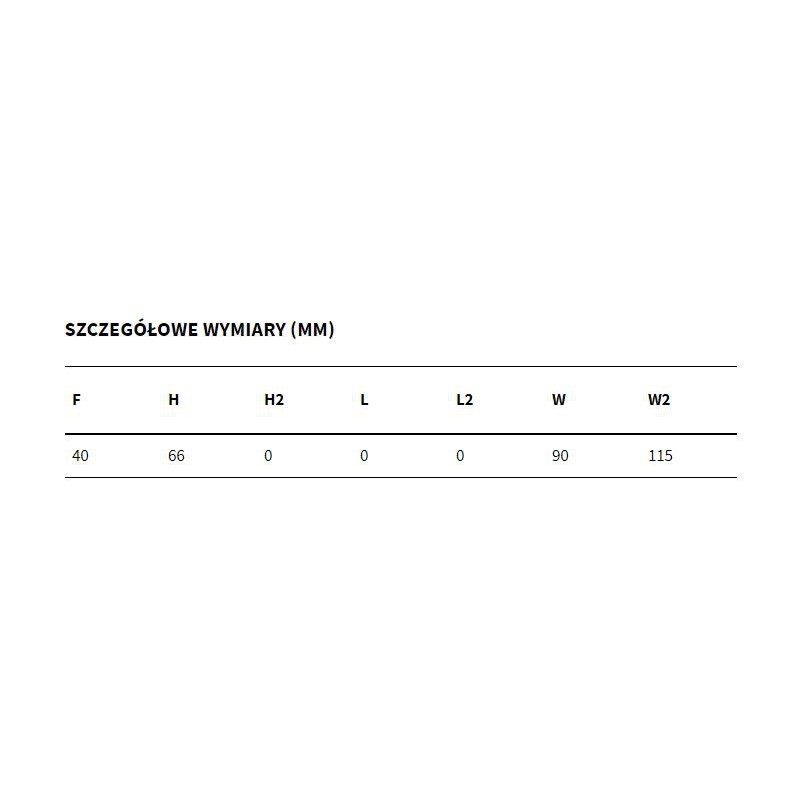 Excellent Zero Syfon Brodzikowy Niski 90 mm (INEX.1616.90)