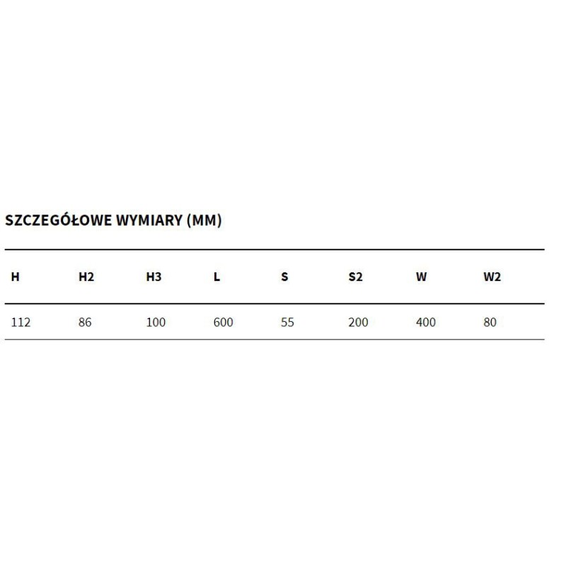 Excellent Rima 2.0 Umywalka Nablatowa Ceramiczna 60 cm (CEEX.4901.600.WH)