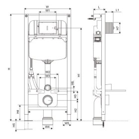 Excellent Shiro Premium stelaż podtynkowy do miski WC (INEX.SP1150.500)