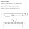 Wiper Classic Mistral 110 cm odpływ liniowy z syfonem snake (OL110-MIS)