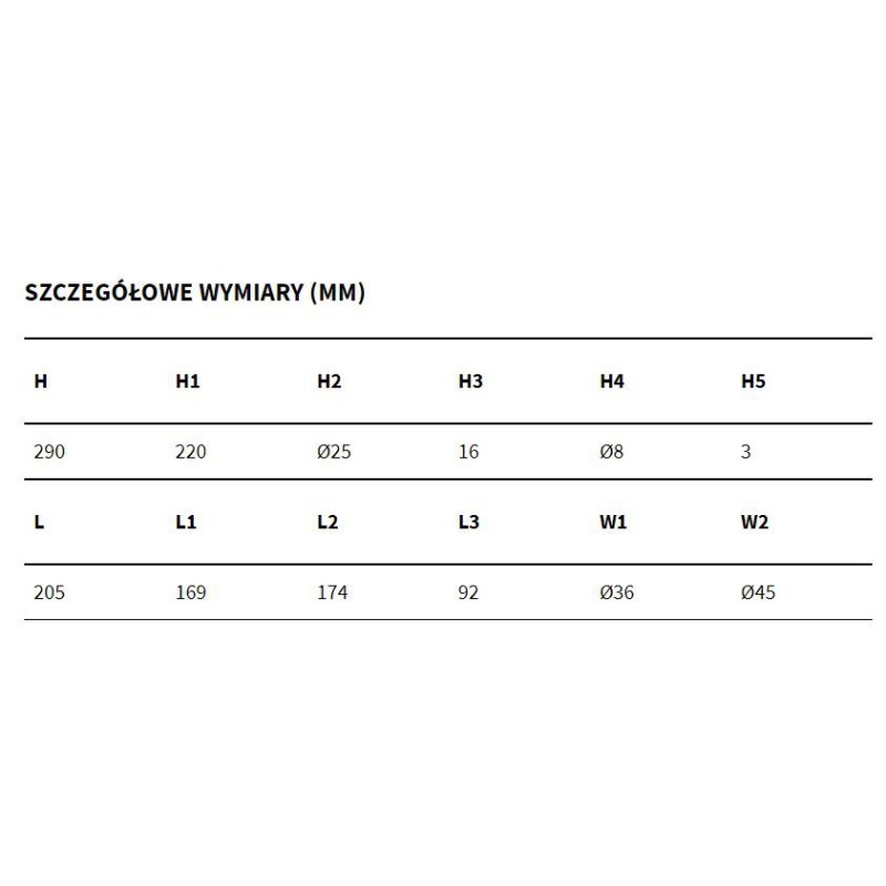 Excellent PI Bateria umywalkowa wysoka, chrom (AREX.1202CR)