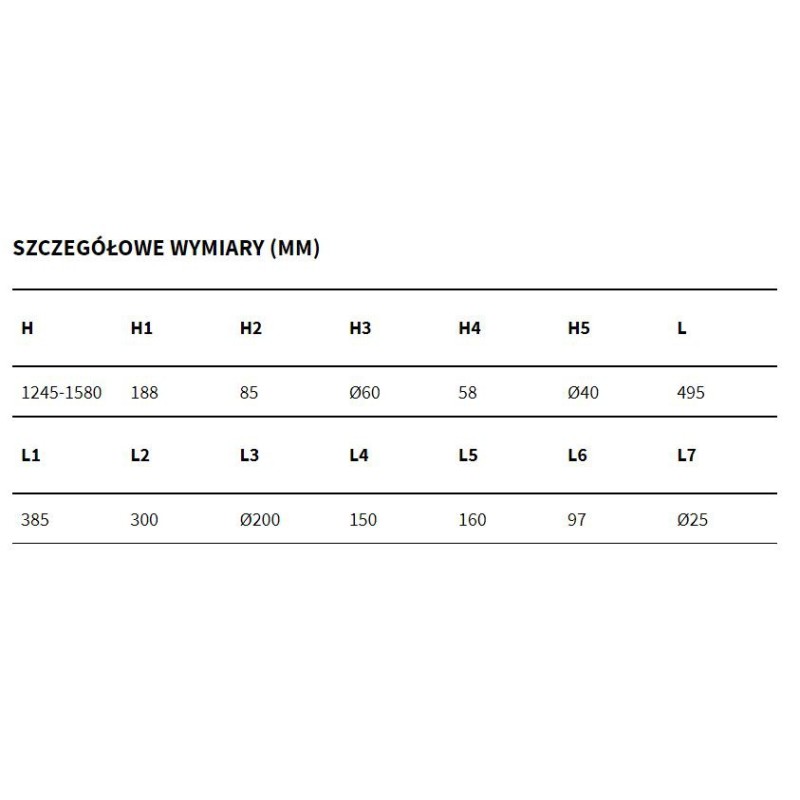 Excellent PI Zestaw prysznicowy Rain, chrom (AREX.1281CR)