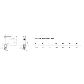 Excellent Pride Bateria Bidetowa (AREX.4003CR)