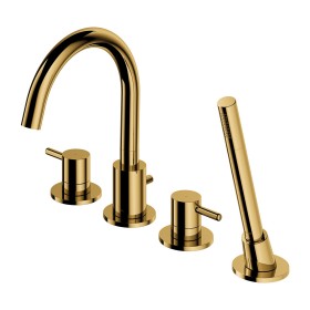 Omnires Y Bateria Wannowa, 4-Otworowa Kompletna (Y1232GL)