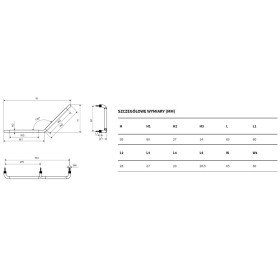 Excellent Hendi uchwyt łazienkowy kątowy 73 cm, chrom (DOEX.1873CR)