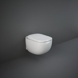 Rak Ceramics Illusion Miska WC Podwieszana Rimless 52x38 cm Biały Połysk (ILLWC1446AWHA)