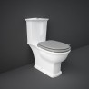 Rak Ceramics Washington miska WC do kompaktu 70,5x36,5 cm biały połysk- odpływ poziomy (WAWC00003)