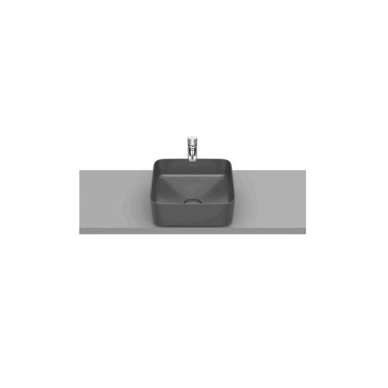Roca INSPIRA SQUARE Umywalka 370x370 OCT FINECERAMIC® ONYX (A327532640)