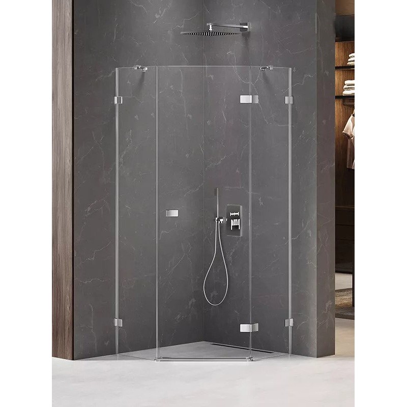 New Trendy Avexa Kabina Pięciokątna P 80x80x200 Przezroczyste 6 mm Active Shield (EXK-3885)