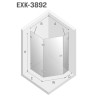 New Trendy Avexa Kabina Asymetryczna L 100x80x200 Przezroczyste 6 mm Active Shield (EXK-3892)