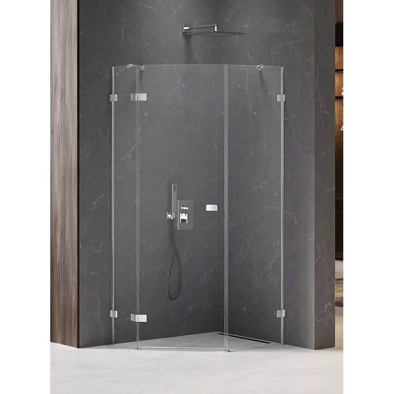 New Trendy Avexa Kabina Asymetryczna L 100x80x200 Przezroczyste 6 mm Active Shield (EXK-3892)