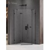 New Trendy Avexa Black Kabina Pięciokątna L 100x80x200 Przezroczyste 6mm Active Shield (EXK-3881)