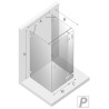 New Trendy Avexa Black Kabina Prostokątna Przyścienna P 110x90x200 Przezroczyste 6mm Active Shield (EXK-2645)