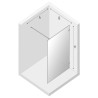 New Trendy Avexa Black Kabina Walk-In U 50x200 Przezroczyste 6mm Active Shield (EXK-2655)