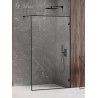 New Trendy Avexa Black Kabina Walk-In U 50x200 Przezroczyste 6mm Active Shield (EXK-2655)