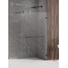 New Trendy Avexa Black Kabina Walk-In U 100x200 Przezroczyste 8 mm Active Shield (EXK-2680)