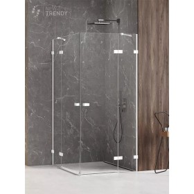 New Trendy Kabina Avexa White Kwadratowa U 120x120x200 Przezroczyste 6mm Active Shield (EXK-2845)
