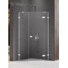 New Trendy Avexa White Kabina Pięciokątna Asymetryczna P 100x80x200 Przezroczyste 6mm Active Shield (EXK-3872)
