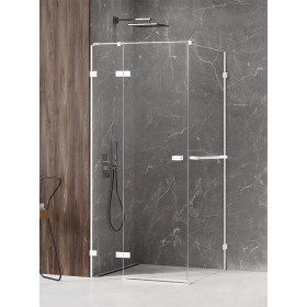 New Trendy Avexa White Kabina Prostokątna L 90x110x200 Przezroczyste 6mm Active Shield (EXK-2771)