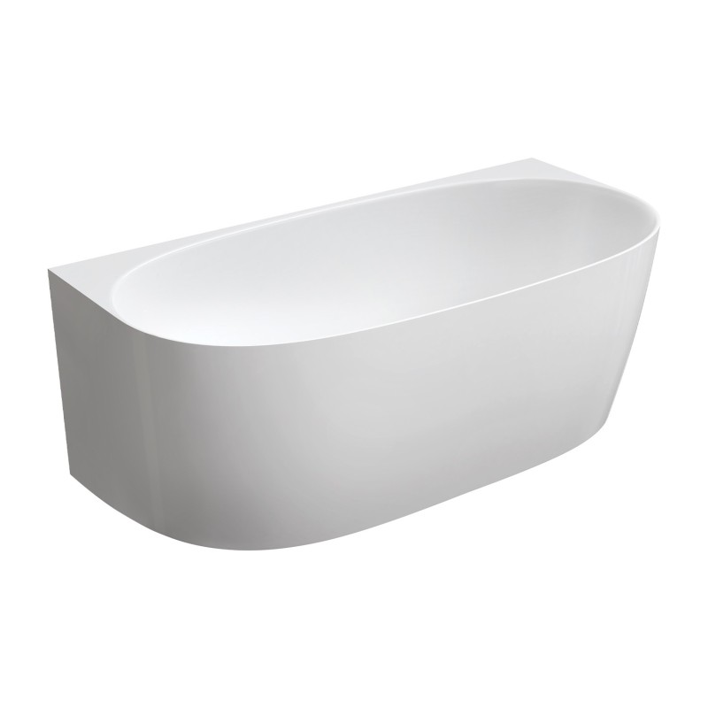 Omnires Valencia M+ Wanna przyścienna M+ 158 x 77 cm (VALENCIASWPBP)