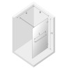 New Trendy Avexa Gold Brushed Kabina Walk-In U 120x200 Przezroczyste 8mm Active Shield (EXK-3157)
