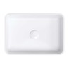 Omnires Parma Umywalka nablatowa 50 x 35 cm biały połysk (PARMAUNBP)
