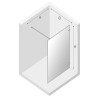 New Trendy Avexa Gold Shine Kabina Prysznicowa Walk-In 100x200 cm Szkło Przezroczyste 6 mm (EXK-2161)