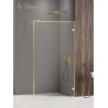 New Trendy Avexa Gold Shine Kabina Prysznicowa Walk-In 100x200 cm Szkło Przezroczyste 6 mm (EXK-2161)