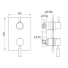 Kohlman Roxin QW211R Bateria prysznicowa