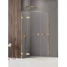 New Trendy Avexa Gold Shine Kabina Prostokątna L 120x120x200 Przezroczyste 6mm Active Shield (EXK-3191)
