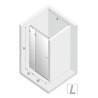New Trendy Avexa Gunmetal Brushed Drzwi Prysznicowe L 110x200 Przezroczyste 6mm Active Shield (EXK-3250)