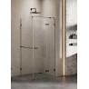New Trendy Avexa Gunmetal Brushed Kabina Prostokątna P 80x110x200 Przezroczyste 6mm Active Shield (EXK-3292)
