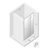 New Trendy Avexa Copper Drzwi Prysznicowe P 90x200 Przezroczyste 6mm Active Shield (EXK-3534)