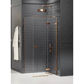 New Trendy Avexa Copper Kabina Prostokątna P 110x70x200 Przezroczyste 6mm Active Shield (EXK-3593)