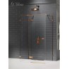 New Trendy Avexa Copper Kabina Prostokątna Przyścienna L 110x100x200 Przezroczyste 6mm Active Shield (EXK-3711)