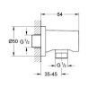 Grohe Rainshower Kolanko Przyłączeniowe Ścienne 27057000