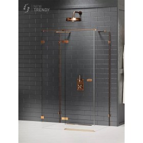 New Trendy Avexa Copper Kabina Kwadratowa Przyścienna L 120x120x200 Przezroczyste 6mm Active Shield (EXK-3719)