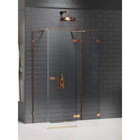 New Trendy Avexa Copper Kabina Prostokątna Przyścienna P 80x120x200 Przezroczyste 6mm Active Shield (EXK-3725)